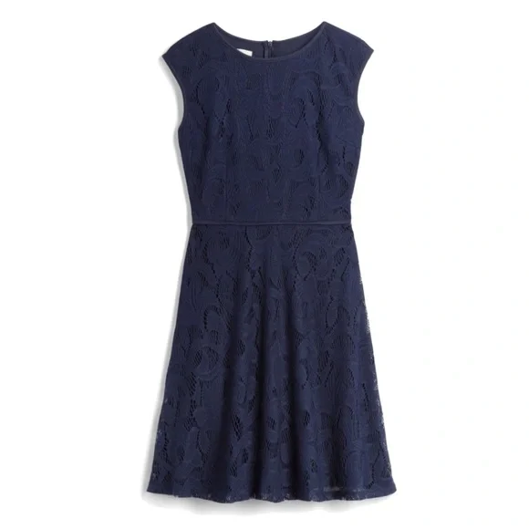 Wisp Dresses | Nwt Wisp Leeah Lace Knit Dress | Color: Blue | Size: 6 | Limasierra78'S Closet